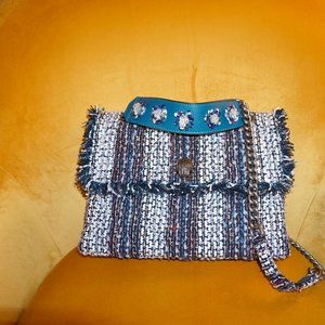 Kurt Geiger London Tweed LG Kensington X Bag